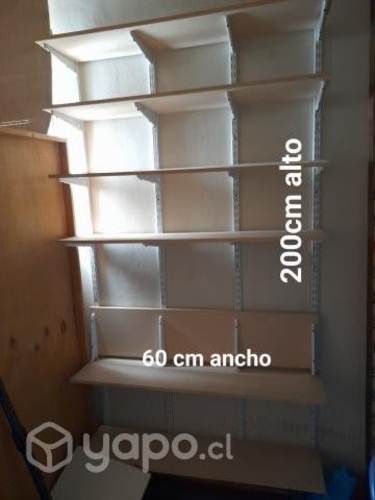 Estantes metálicos modulares
