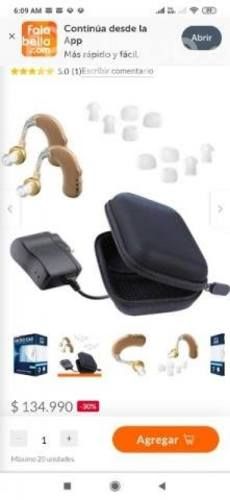 Audífono sordera inalámbrico nuevo