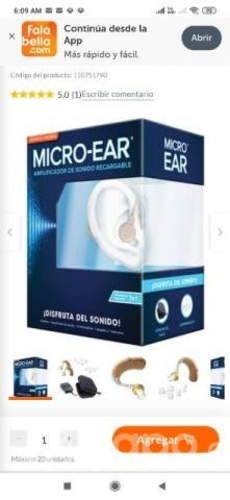 Audífono sordera inalámbrico nuevo