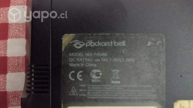 Netbook PAV80. Desarme