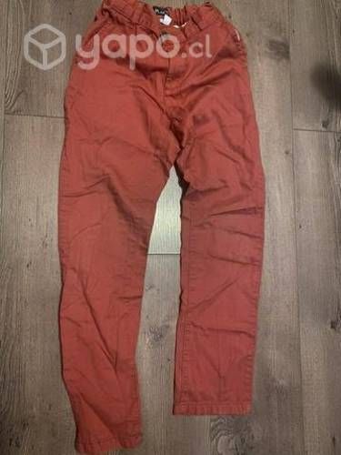 Pantalones rojos niño talla 12
