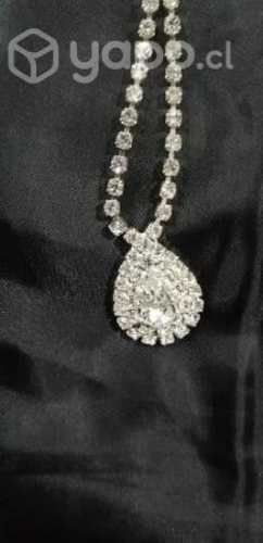 Collar tipo brillantes