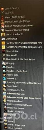 PCGamer+Mueble+cuentaSTEAM(con juegos) Conversable