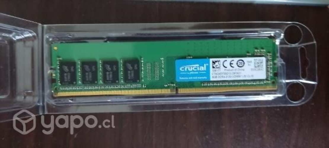 Memoria Ram Ddr4 Crucial 8gb 2133mhz