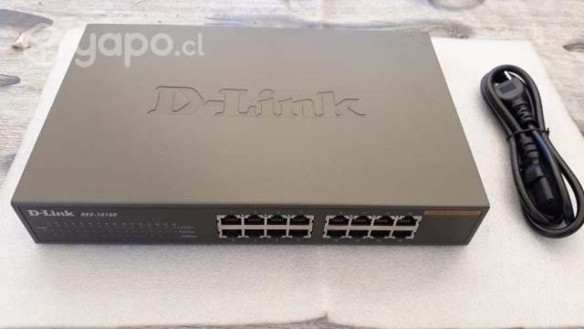 Switch 16 Puertos Dlink DES&#8209;1016D Usado