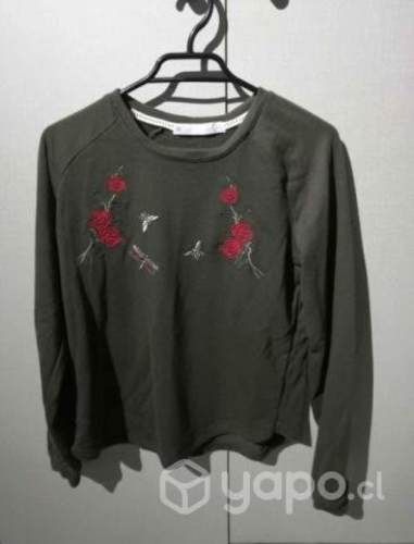 chaleco mujer, detalles de flores