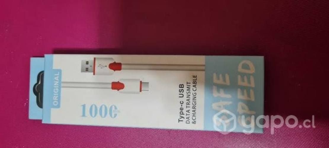 Cable tipo C para celular