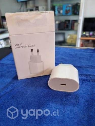 Cargador Iphone 20W carga rapida .Tipo C
