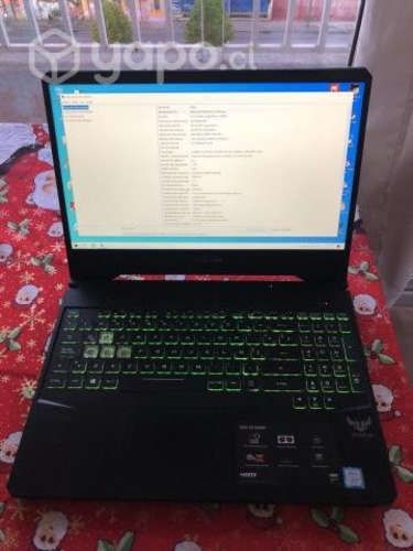 Notebook Asus Tuf Gamming FX505GT sin detall