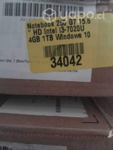 Notebook HP Intel Core i3-7020U 4GB RA