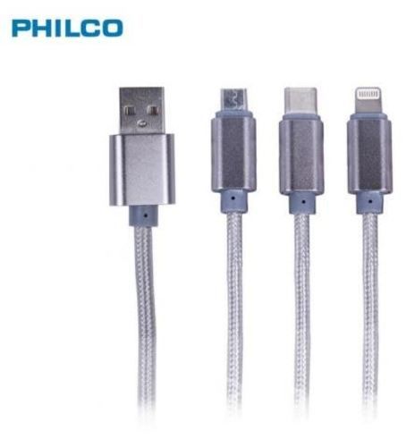Cable 3 En 1: Micro-USB USB-C iPhone /