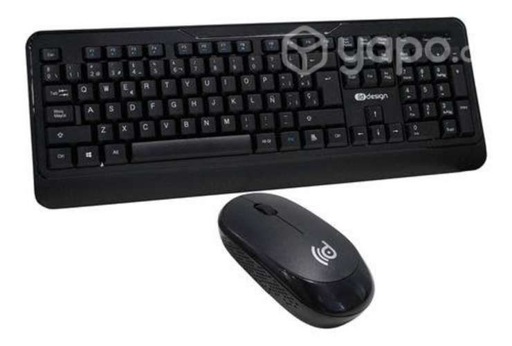 Kit Teclado y Mouse Inalambrico inc. pilas Sellado