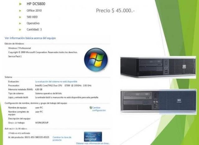 Pc hp dc5800