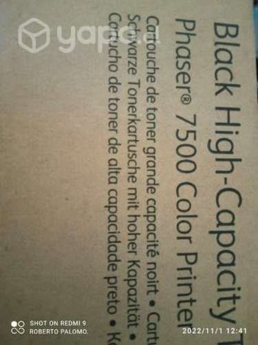 Toner phaser xerox 7500 colores originales de alta