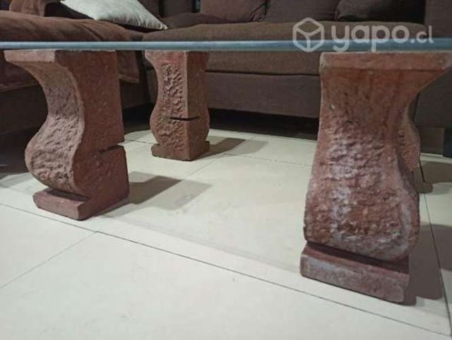 Mesa de vidrio templado