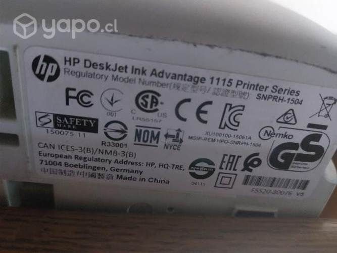 Impresoras hp y cannon