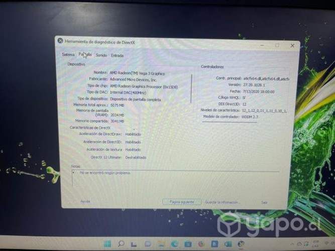 Notebook acer aspire 3 rojo