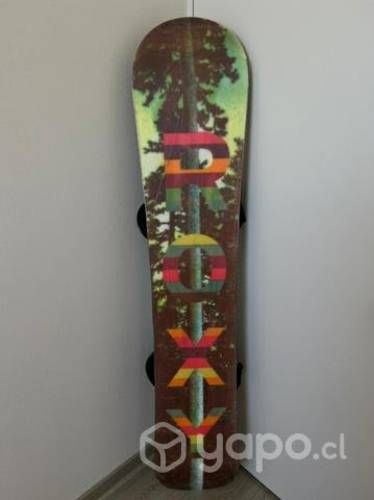 Tabla Snowboard Roxy con fijaciones