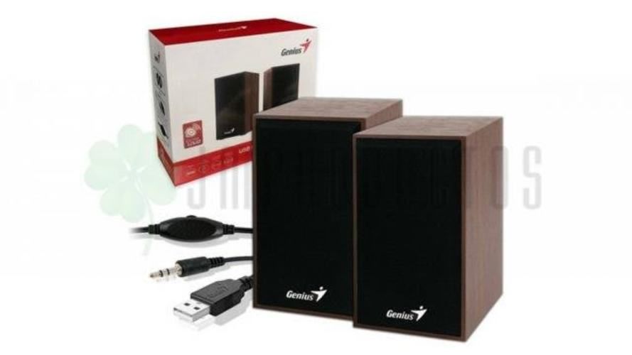Parlantes Para Computador Genius Sp-hf180 Madera
