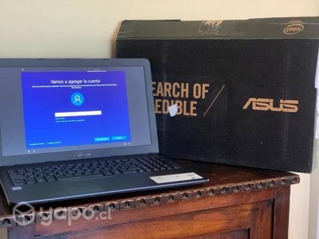Notebook asus, sin uso con caja