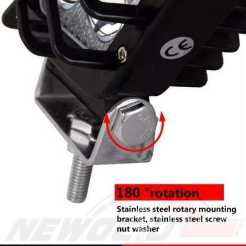 Faro Foco Neblinero Con Lupa Impermeable 48 Watts