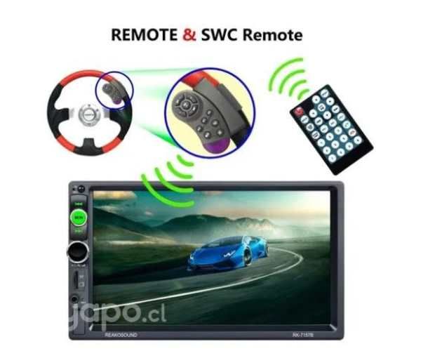 Radio Auto 2din Mirror Link Bluetooth