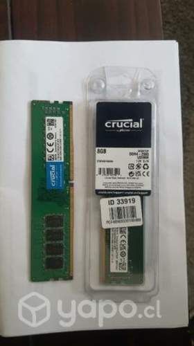 Tarjetas Ram DDR4