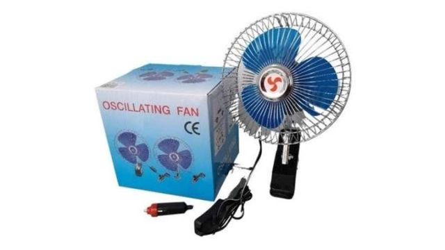 Ventilador 12v Auto Vehiculo 6 Pulgadas Enfriador