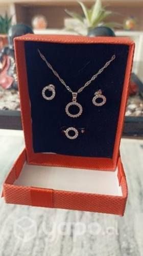 Conjunto joya plata 925 para ellas