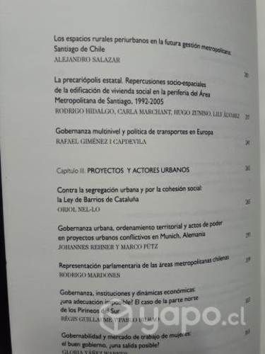 Ciudad, Poder, Gobernanza