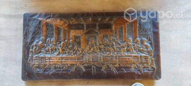 Cuadro Ultima Cena en Cobre