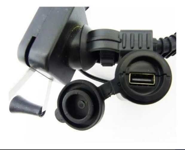 Soporte de Celular Para Moto con Cargador USB