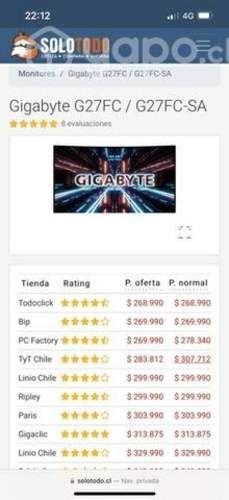 Monitor Gigabyte 27fc