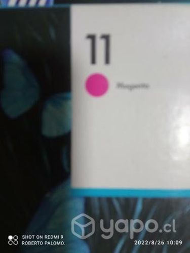 Tintas HP 11 colores originales