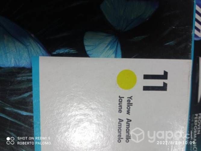 Tintas HP 11 colores originales