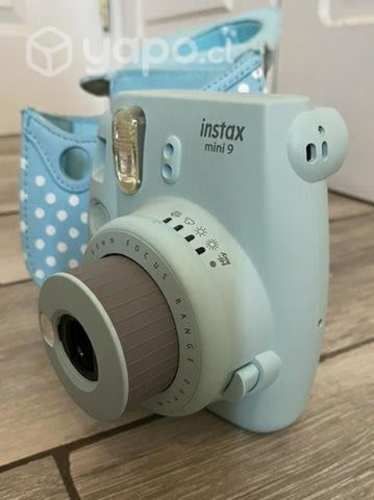 Instax mini 9 + estuche celeste