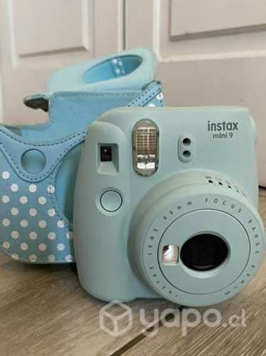 Instax mini 9 + estuche celeste