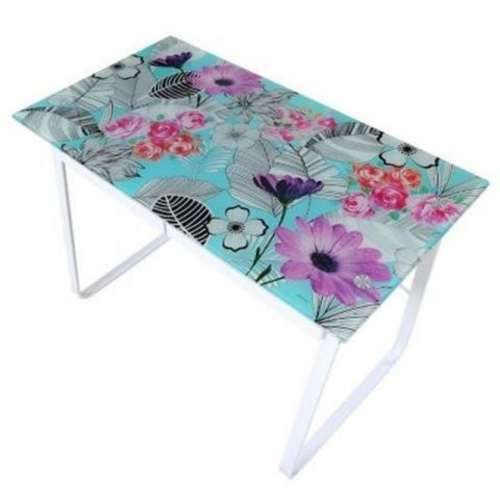 Escritorio cubierta de vidrio excelente estado