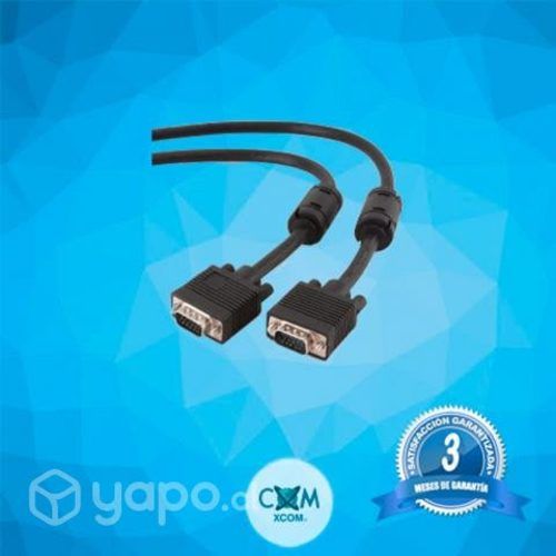 Cable vga macho macho &#8211; 5 mts