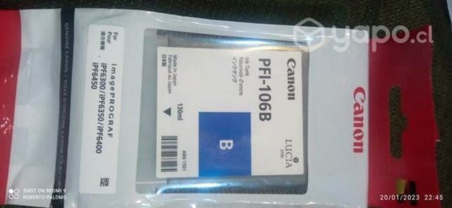 Tinta Canon 106b blue original de 130ml