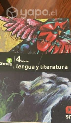 Libros Savia SM 4to Medio, Nuevos sin rayones