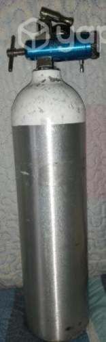 Tubo oxígeno 3 lts, con regulador en perfecto esta