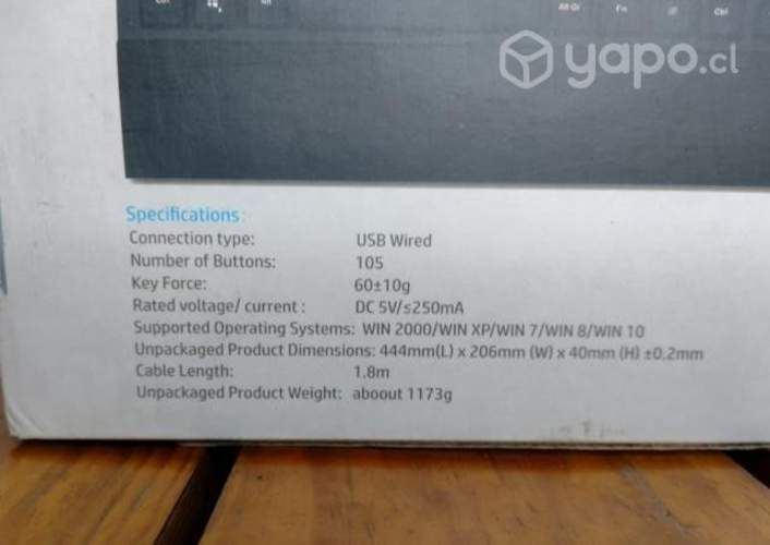 Teclado Mecánico Gamer HP GK500 RGB