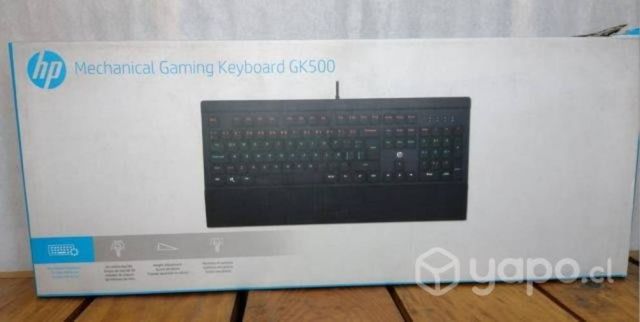 Teclado Mecánico Gamer HP GK500 RGB