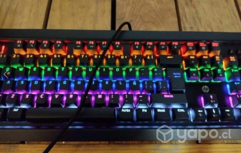 Teclado Mecánico Gamer HP GK500 RGB