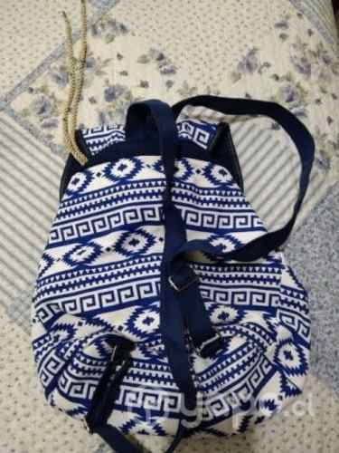Bolso Mochila Azul
