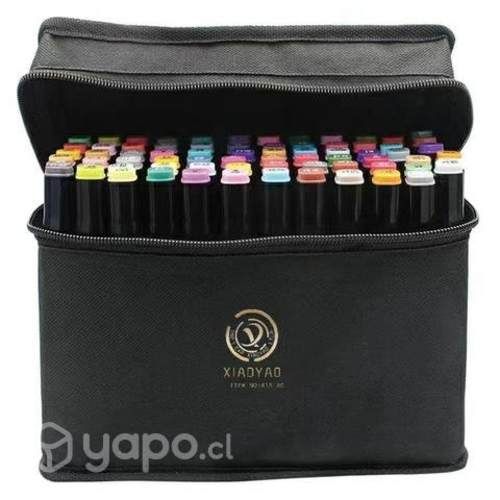 Set de 80 plumones doble punta marcadores