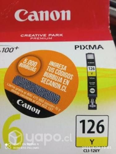 Packs de tintas Canon 126 colores originales