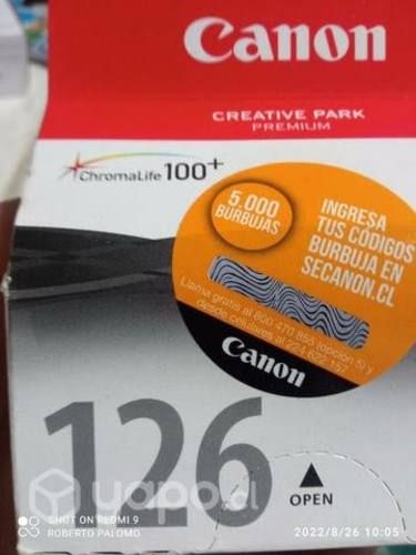Packs de tintas Canon 126 colores originales