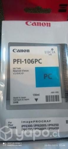 Tinta canon pfi 106pc cyan original de 130ml